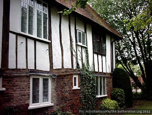 Historic building in the town as Hitchin known as The Biggin