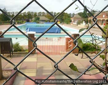 The local lido is now closed for the winter